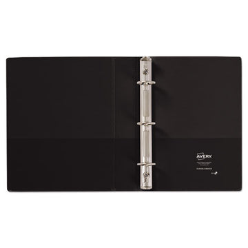 Avery® Mini Size Durable View Binder With Round Rings, 3 Rings, 1" Capacity, 8.5 X 5.5, Black freeshipping - TVN Wholesale